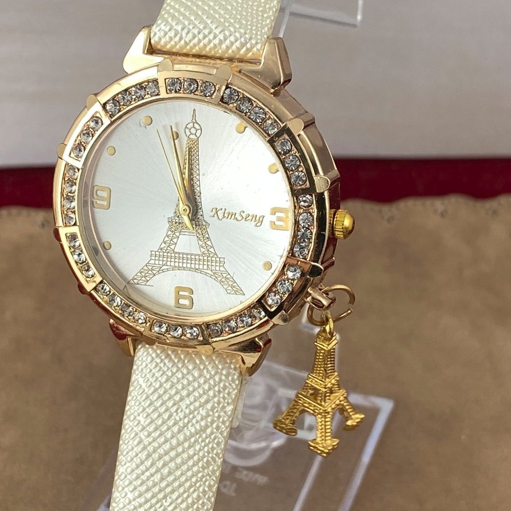 Paris Kim Seng Fashion Watch Eiffel Tower & Charm